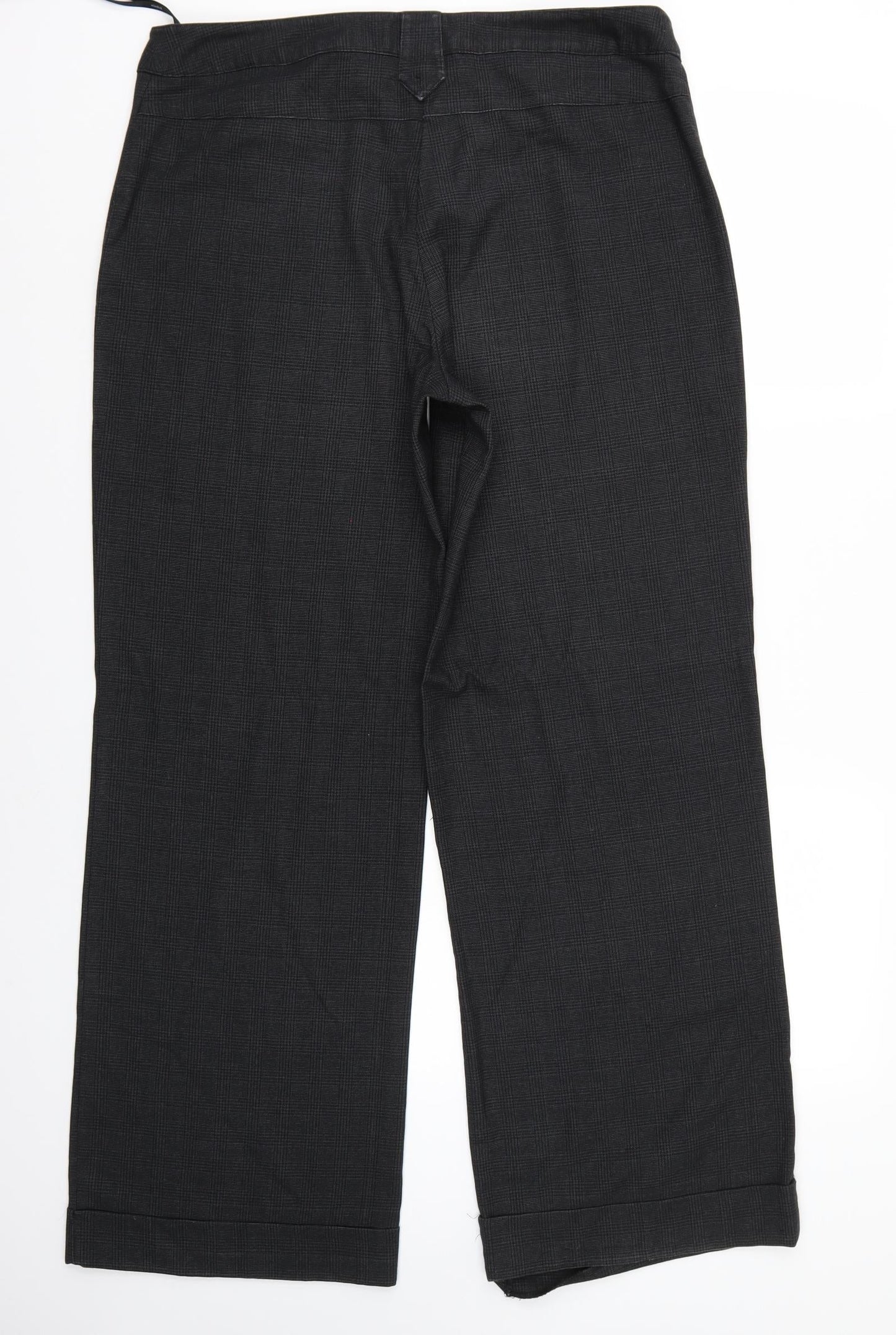Papaya Womens Grey   Trousers  Size 14 L32 in