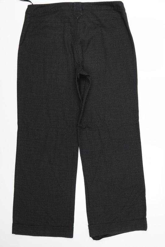 Papaya Womens Grey   Trousers  Size 14 L32 in