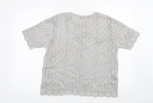 Berkertex Womens Silver   Pullover Jumper Size 14