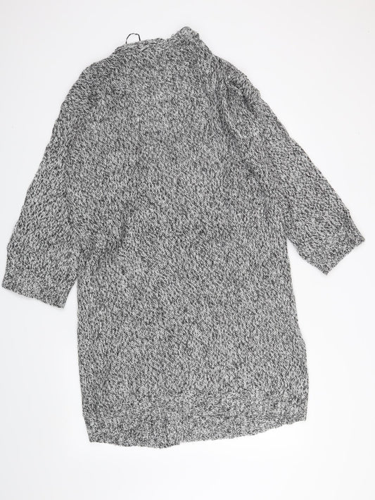 H&M Womens Grey   Cardigan Jumper Size M