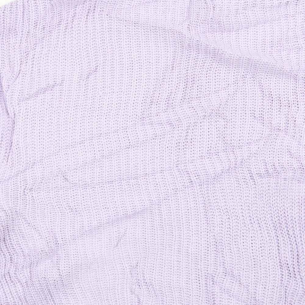 Missguided Womens Purple   Pullover Jumper Size 10