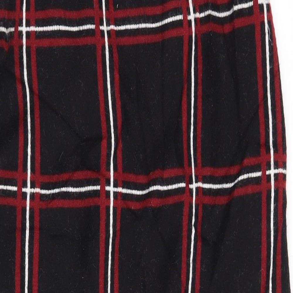 Tahari Womens Black Check  Straight & Pencil Skirt Size XS