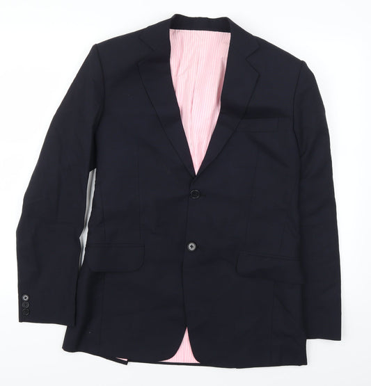 Raymon Mens Blue   Jacket Suit Jacket Size 34