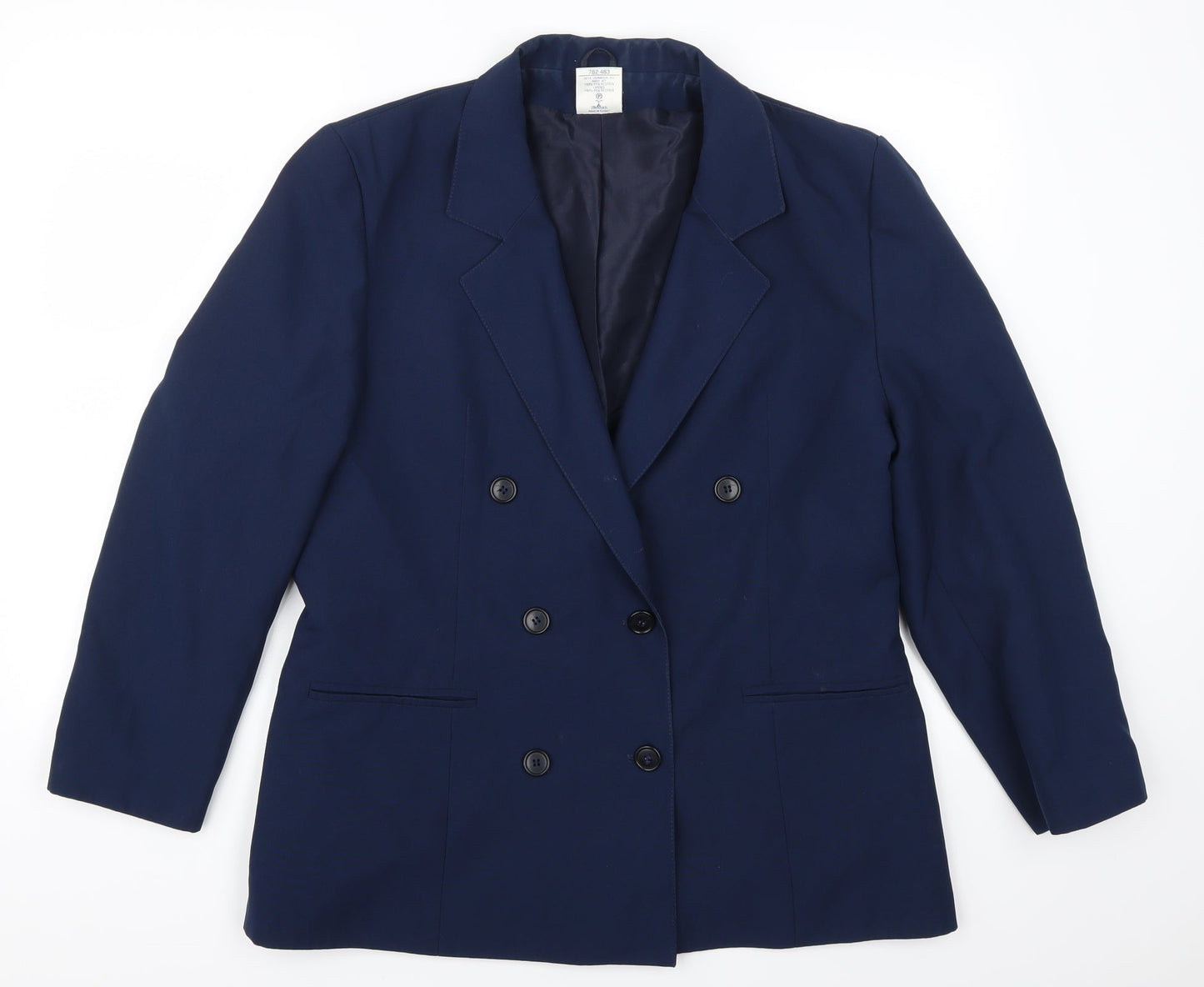 Amari Womens Blue   Jacket Suit Jacket Size 16