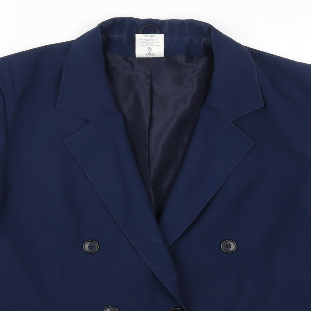 Amari Womens Blue   Jacket Suit Jacket Size 16