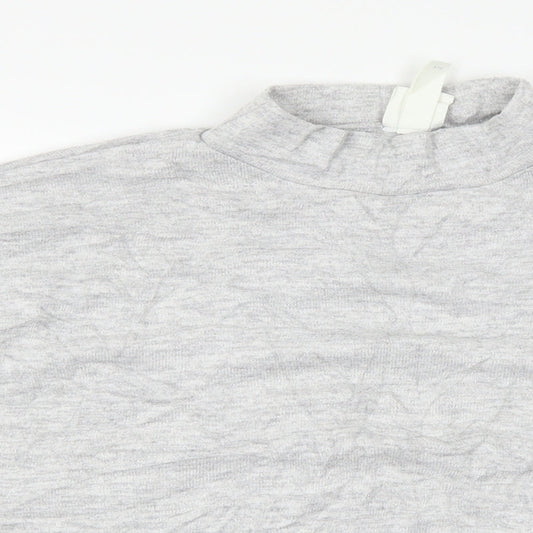 H&M Womens Grey   Basic T-Shirt Size XS
