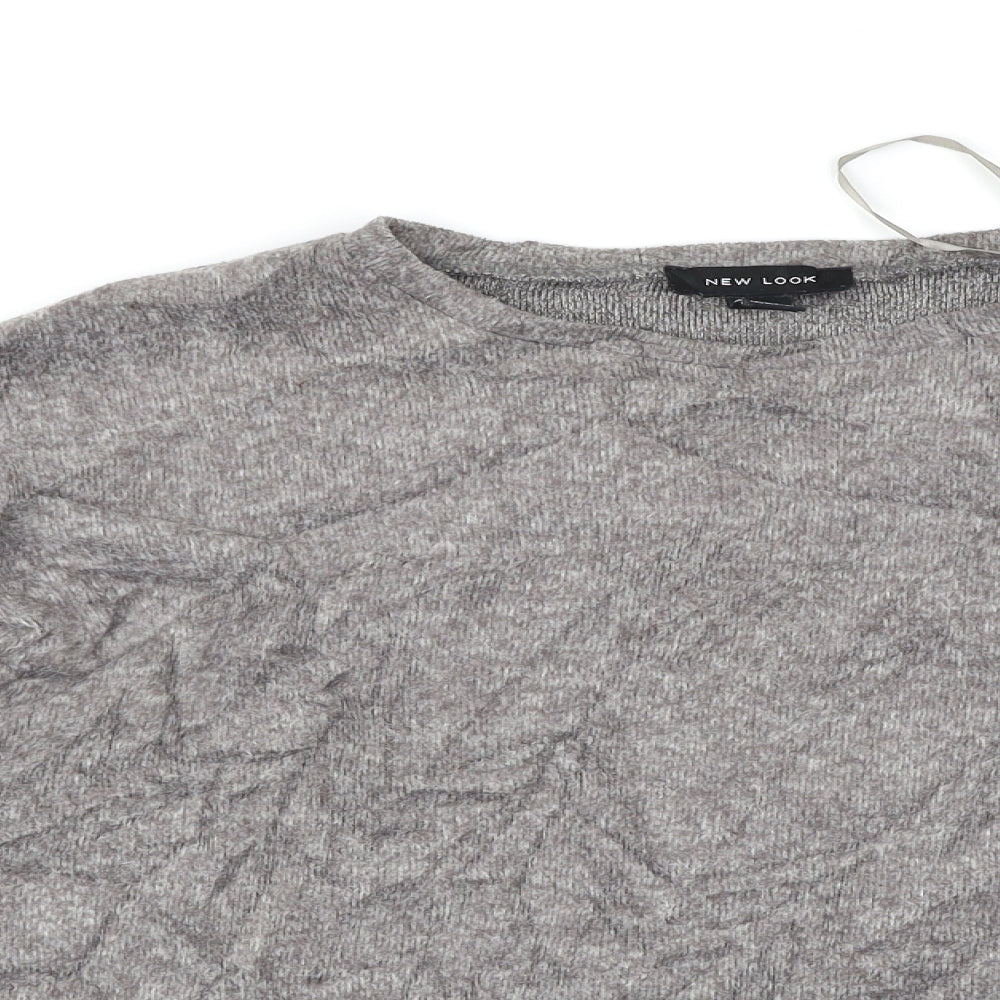 New Look Womens Grey   Pullover Jumper Size S