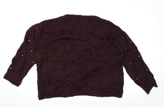 H&M Womens Purple   Pullover Jumper Size 12
