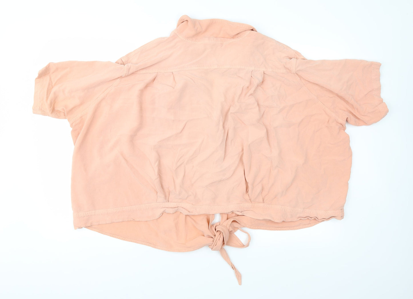 East Coast Womens Orange   Cropped Blouse Size 18