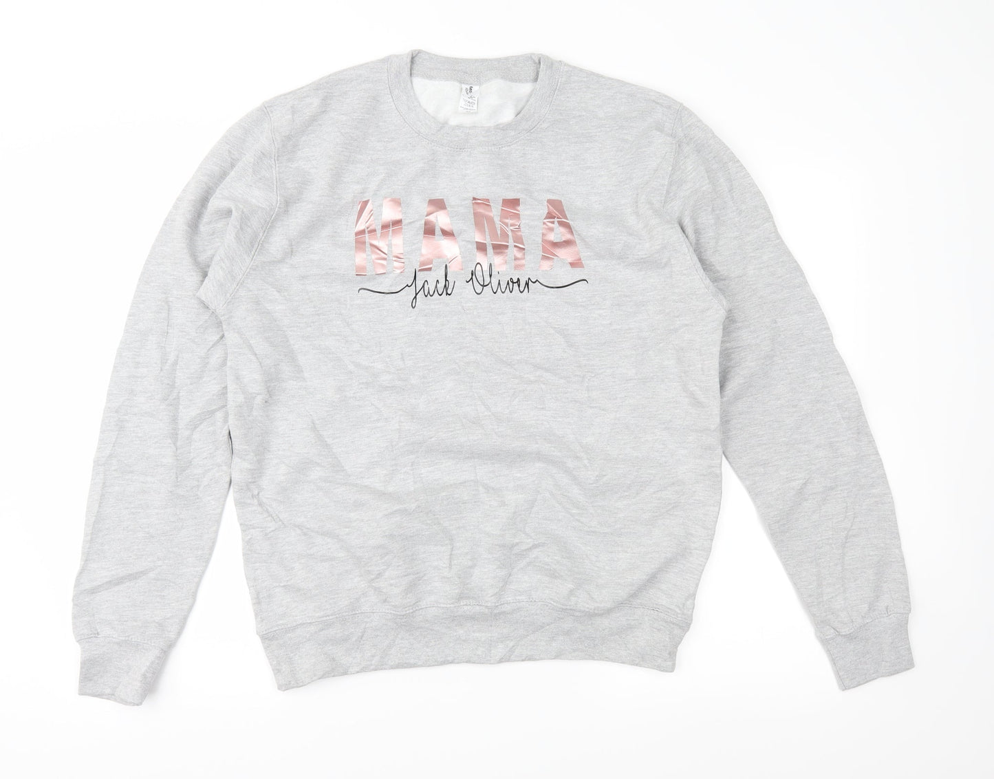 Awdis Womens Grey   Pullover Sweatshirt Size M