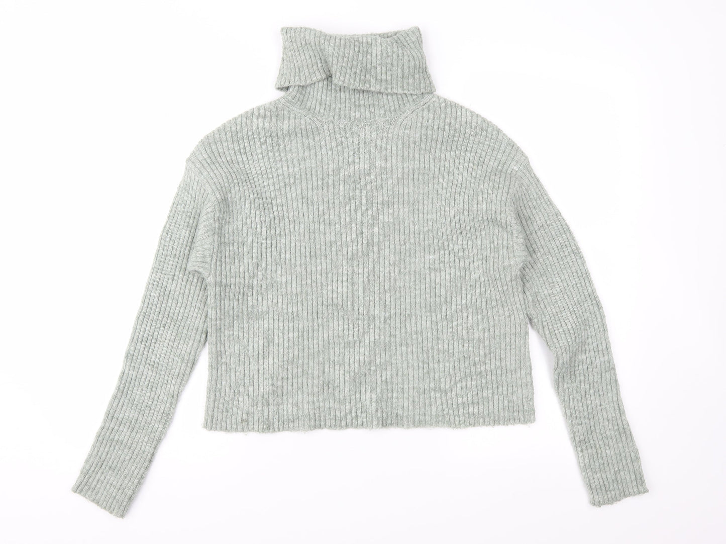 New Look Womens Green  Knit Pullover Jumper Size S