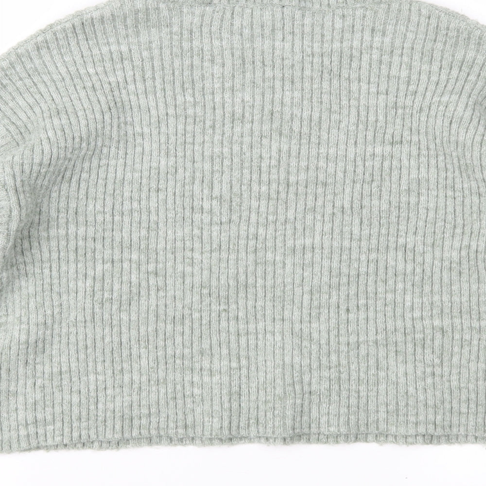 New Look Womens Green  Knit Pullover Jumper Size S