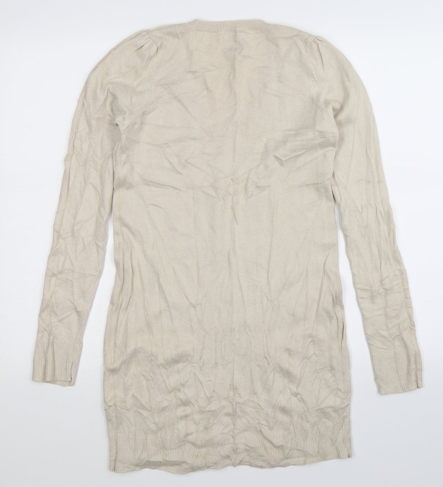 Dorothy Perkins Womens Beige  Knit Pullover Jumper Size 10