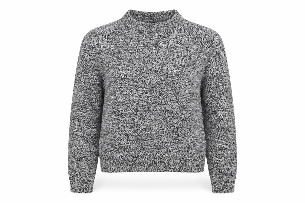 Front view of Divided women’s grey knit jumper, size M