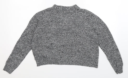 Divided Womens Grey  Knit Pullover Jumper Size M