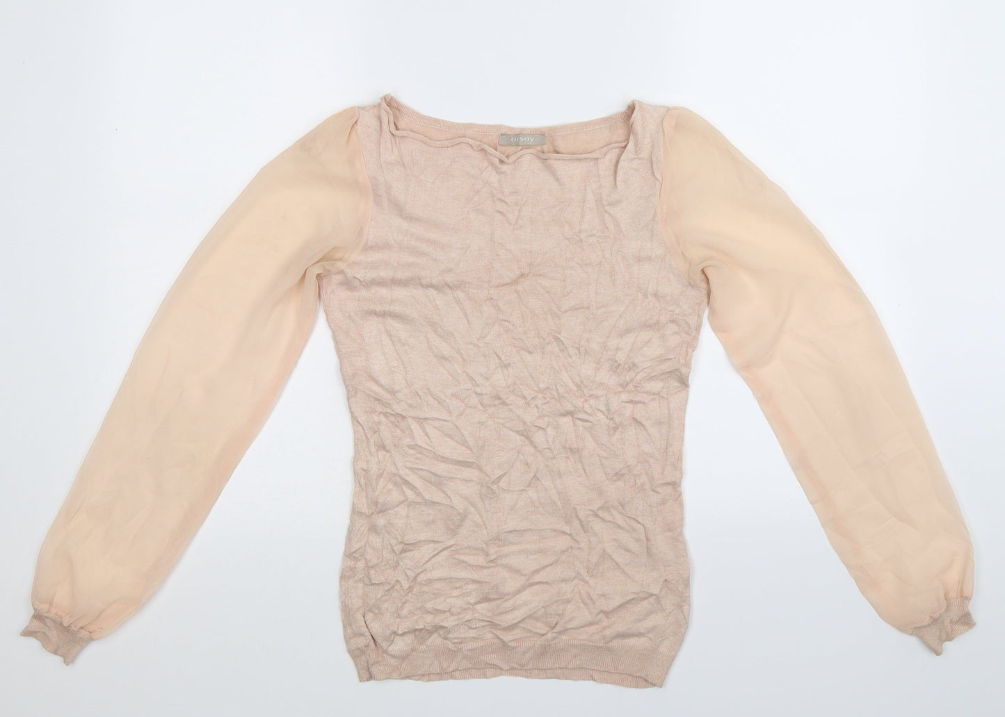 ORSAY Womens Beige  Knit Pullover Jumper Size S