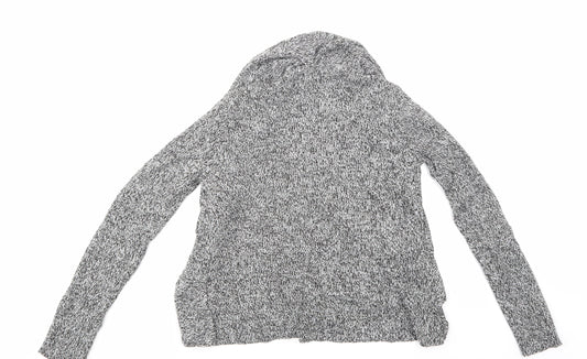 H&M Womens Grey   Cardigan Jumper Size M
