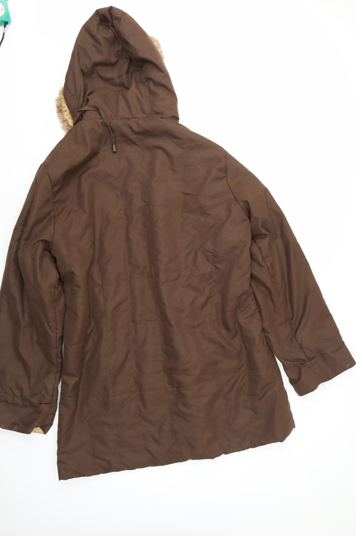 Preworn Womens Brown   Parka Coat