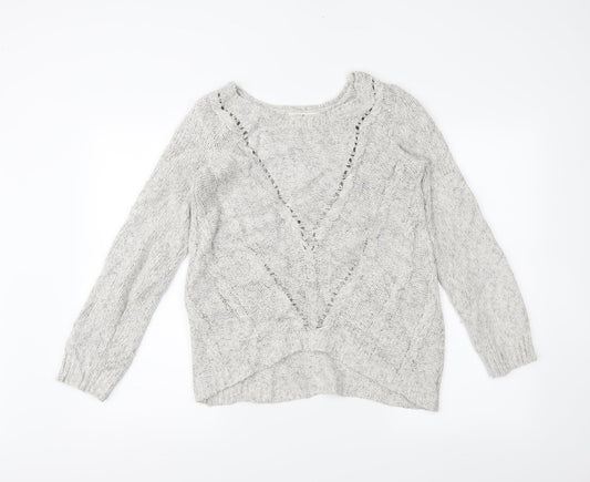 cachcach Womens Grey   Pullover Jumper Size 4