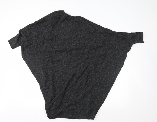 London Womens Grey   Cardigan Jumper One Size