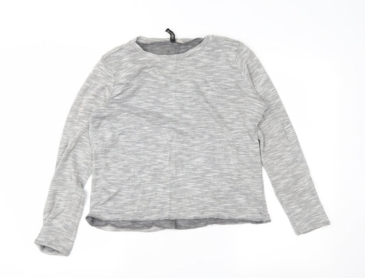 H&M Womens Grey   Tunic T-Shirt Size M