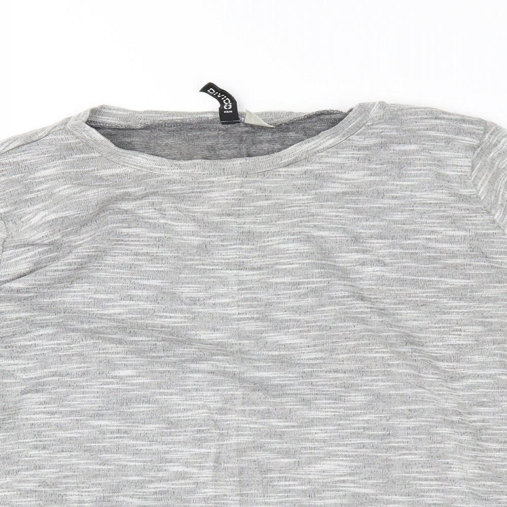 H&M Womens Grey   Tunic T-Shirt Size M