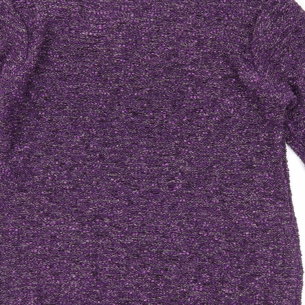 BM Womens Purple   Pullover Jumper Size S