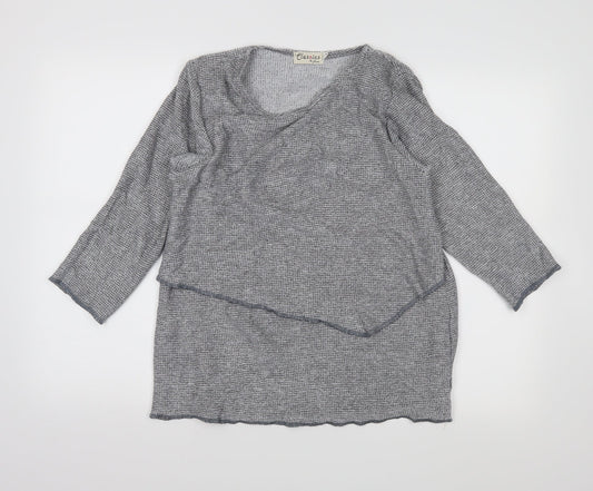 classics &more Womens Grey   Pullover Jumper Size M