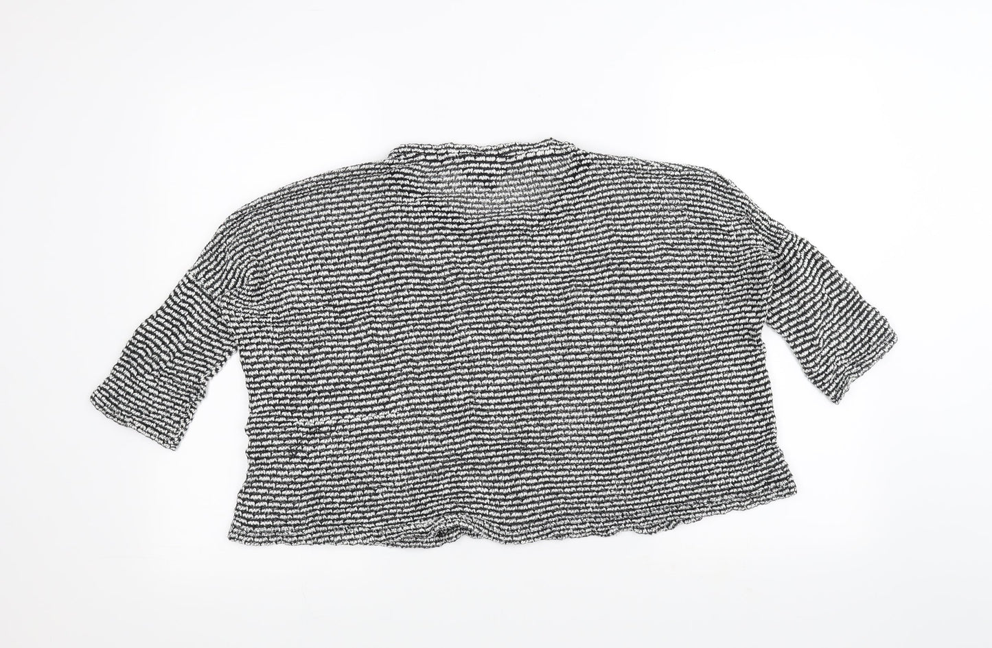 Zara Womens Black  Knit Pullover Jumper Size S