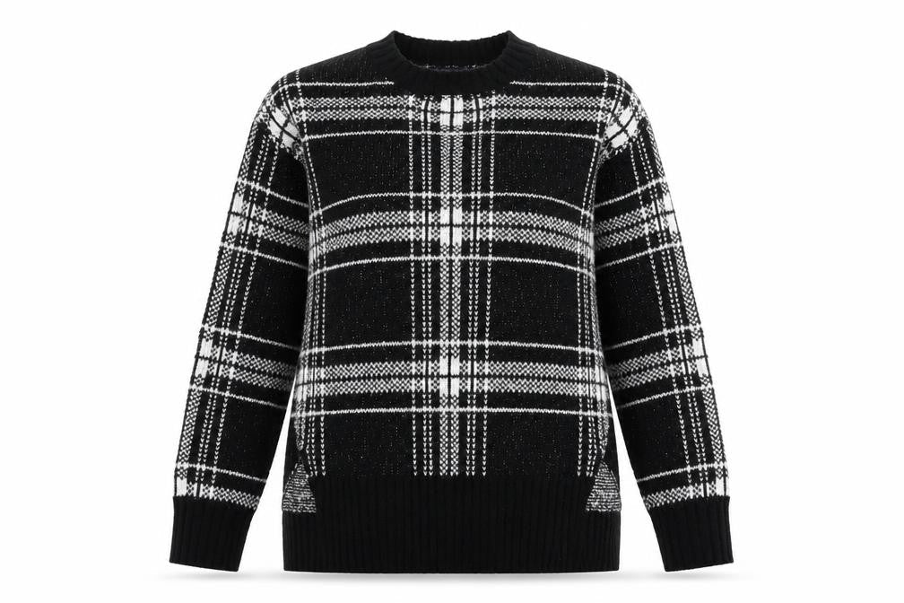 Front view of Marks & Spencer women’s black knit jumper, size S