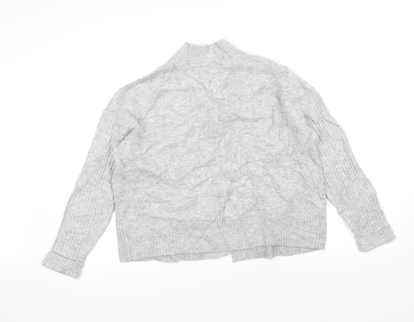 Miss Selfridge Womens Grey   Cardigan Jumper Size S