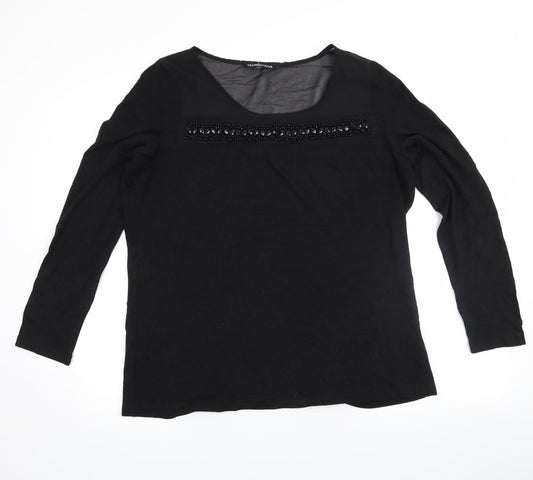Tramontana Womens Black   Pullover Jumper Size XL