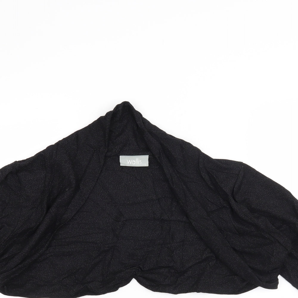Wallis Womens Black   Cape Jumper Size L