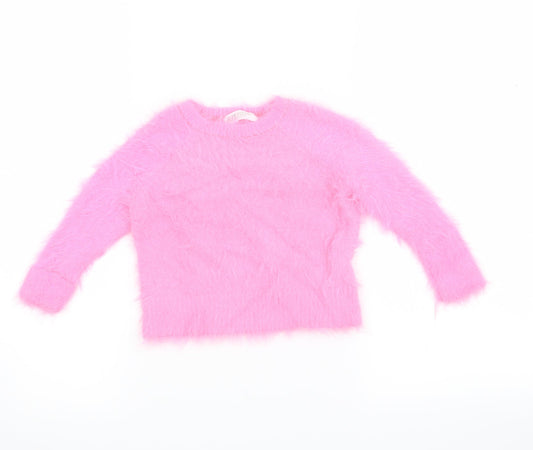 Additional front view of H&M Pink jumper, size 12-18, Months