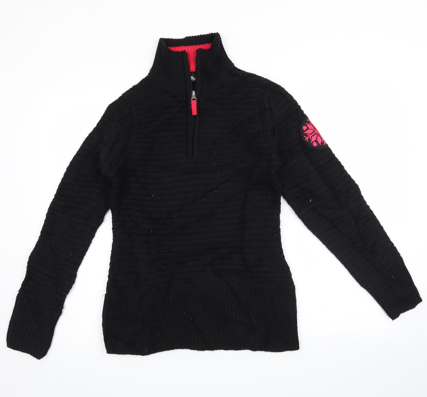 Crane Womens Black   Pullover Jumper Size S