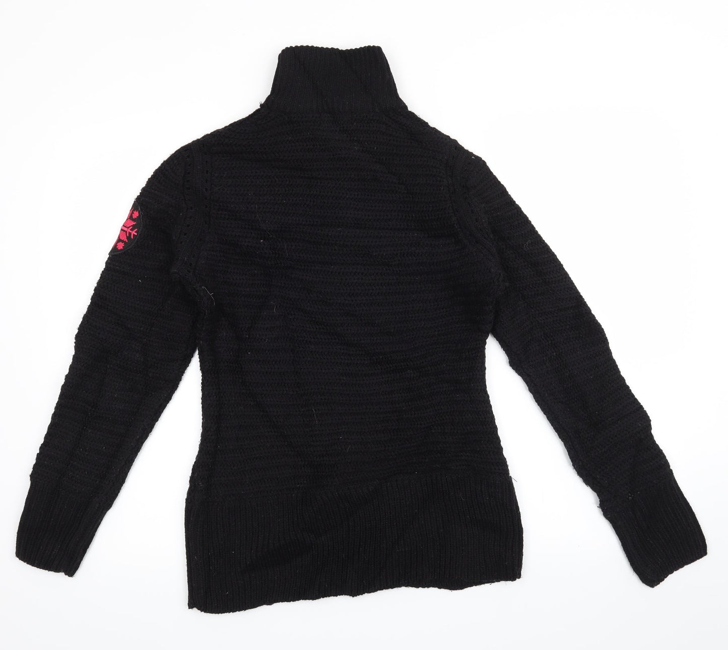 Crane Womens Black   Pullover Jumper Size S