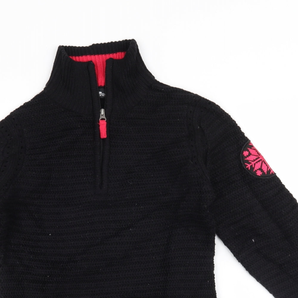 Crane Womens Black   Pullover Jumper Size S