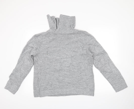 glimpse design Womens Grey   Pullover Jumper Size L