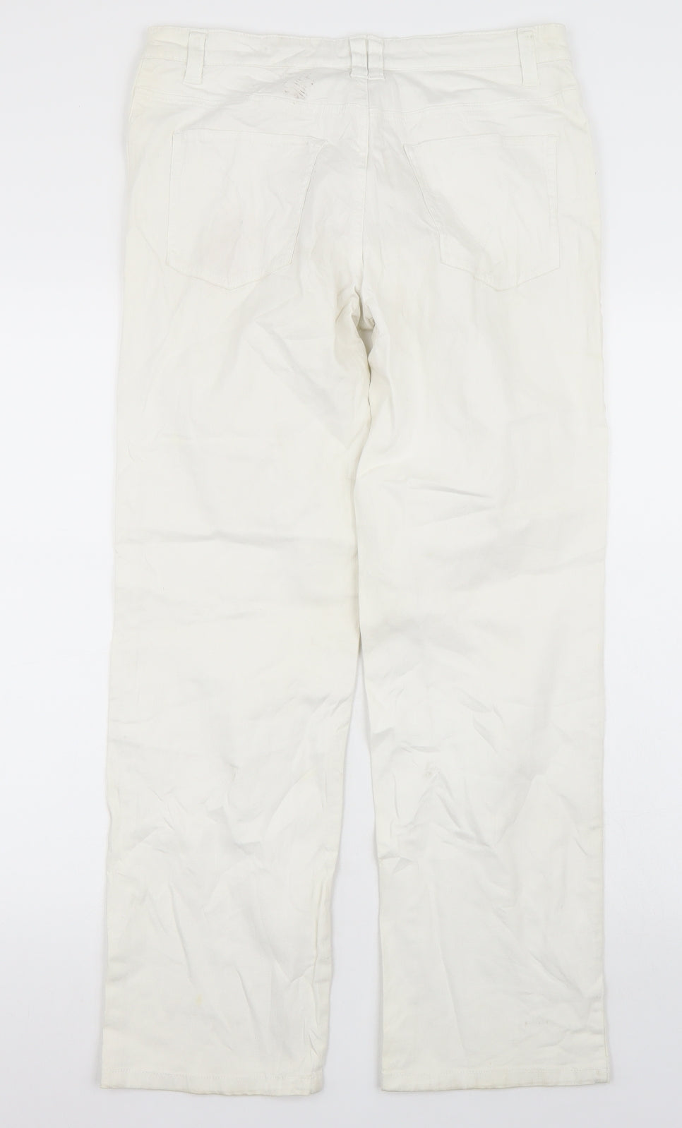Papaya Womens White   Straight Jeans Size 10 L29 in