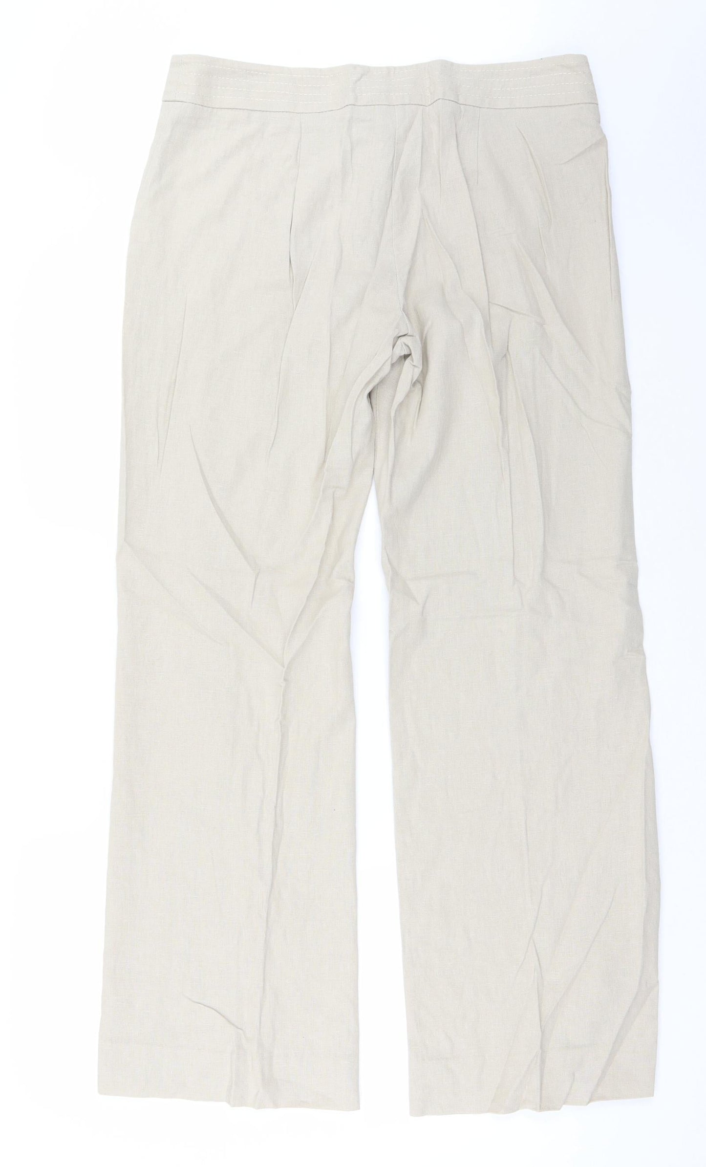 Preworn Womens Beige   Trousers  Size 34 in L32 in