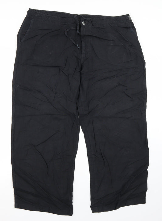 Preworn Womens Black   Trousers  Size 38 in L27 in