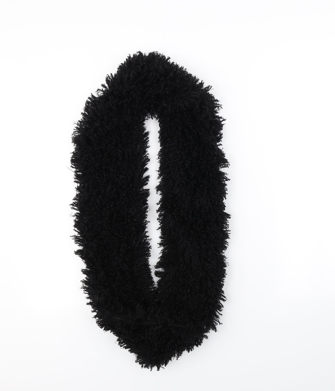 Preworn Womens Black    Scarf