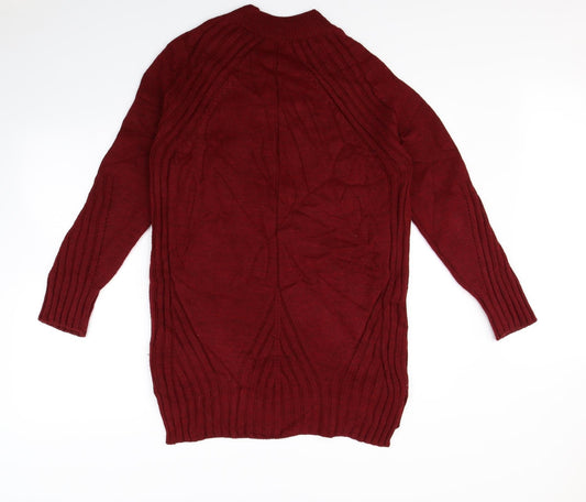 Topshop Womens Red   Pullover Jumper Size 10