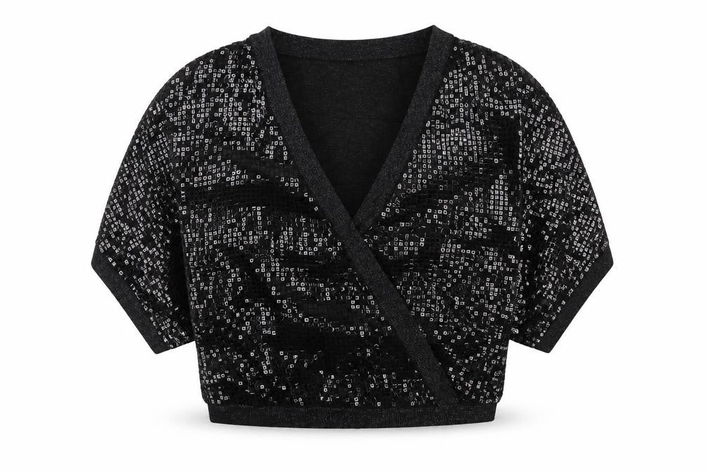 Front view of Oasis women’s black cardigan jumper, size M