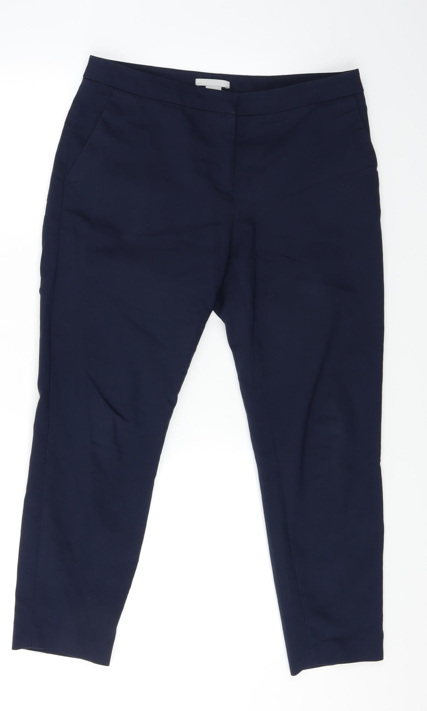 H&M Womens Blue   Trousers  Size 6 L25 in
