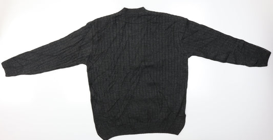 Oswal Mens Grey   Pullover Jumper Size M
