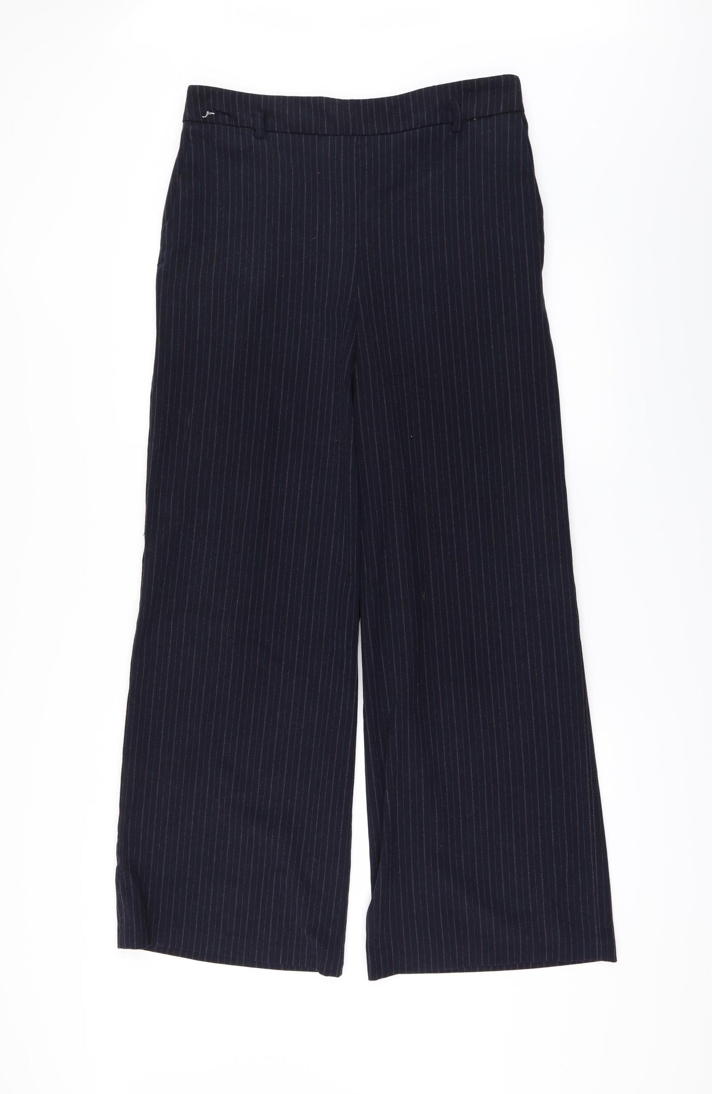 NEXT Womens Blue   Trousers  Size 14 L28 in - Side Zip