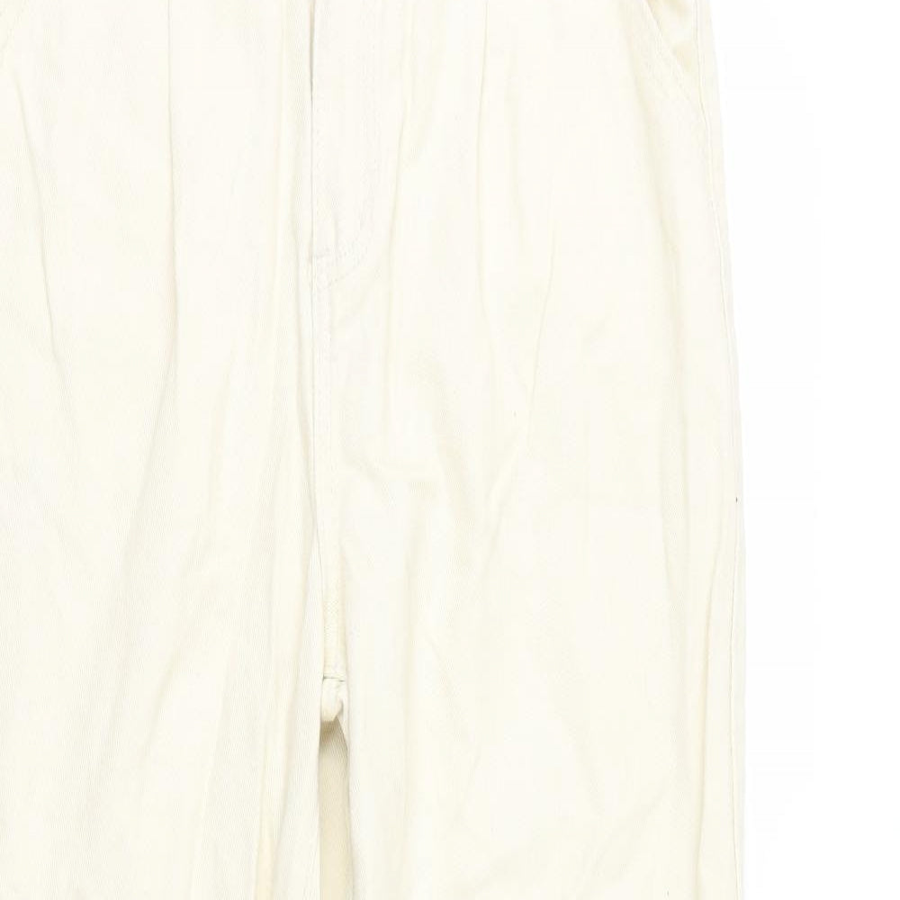 Shien Womens Ivory   Straight Jeans Size S L28 in - Zip