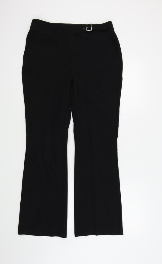 NEXT Womens Black   Trousers  Size 10 L29 in