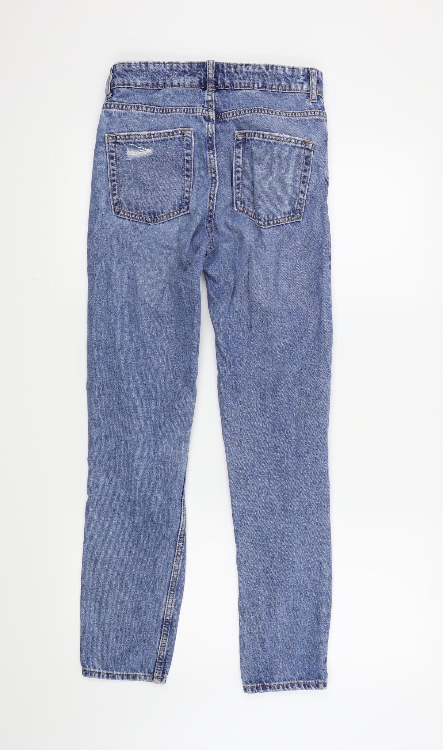 H&M Womens Blue   Straight Jeans Size 4 L28 in